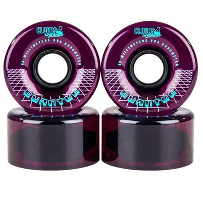 Clouds Quantum Purple Roller Skate Wheels 62mm - Set of 4