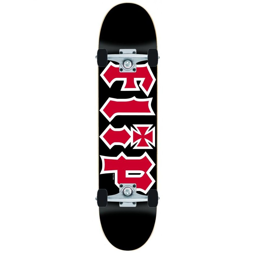Flip HKD Black Skateboard - 7.75"