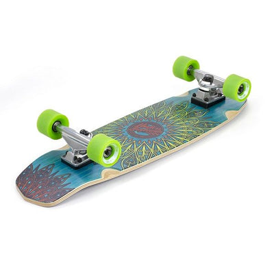 Mindless Mandala Cruiser Skateboard - Blue 28"