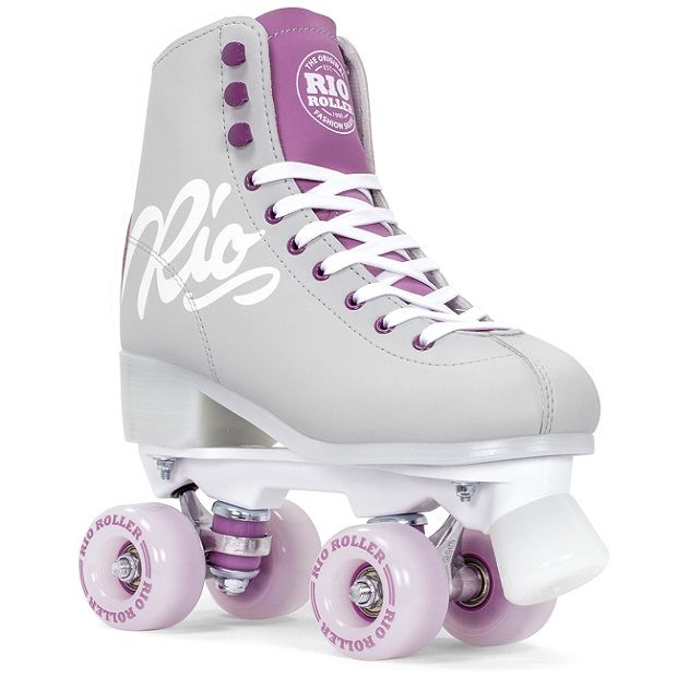 Rio Roller Script Roller Skates - Grey/Purple