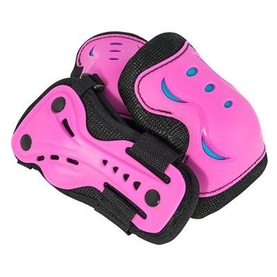 SFR Essentials Kids Triple Pad Set - Pink/Black