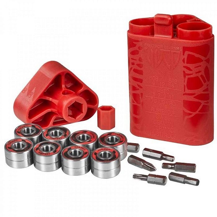 Wicked Swiss Bearings - 16 Pack With Tool Kit