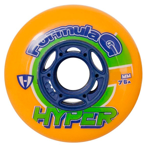 Hyper Formula G Orange Indoor Wheels - 76mm 76a