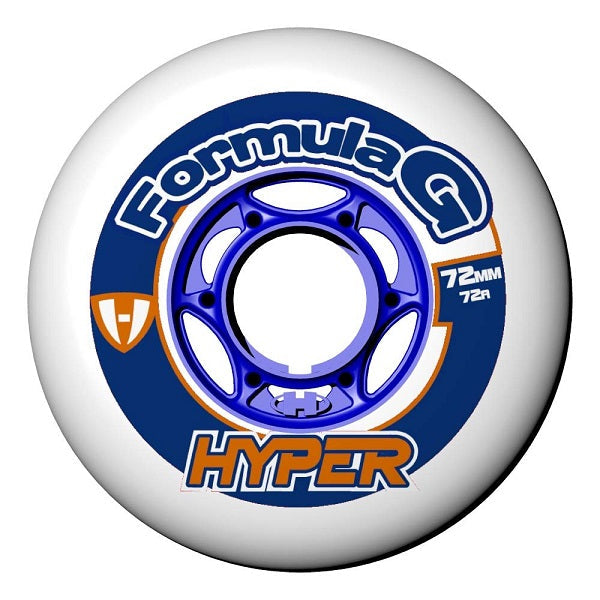 Hyper Formula G White Indoor Wheels - 72mm 72a