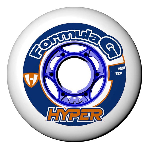 Hyper Formula G White Indoor Wheels - 76mm 72a