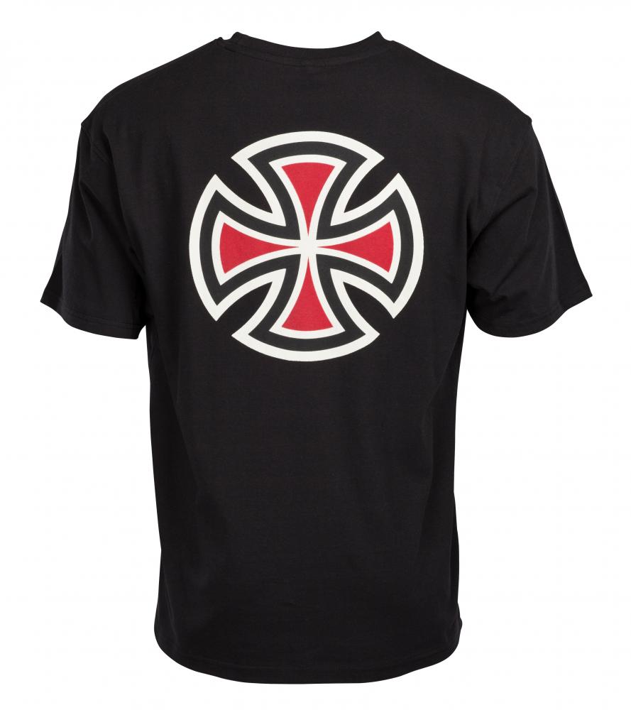 トップス Independent BarCross S/S Regular T-Shirt Independent Bar Cross T Shirt - Black – Slick's Skate Store