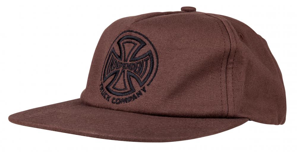 Independent T/C Embroidery Cap - Chocolate