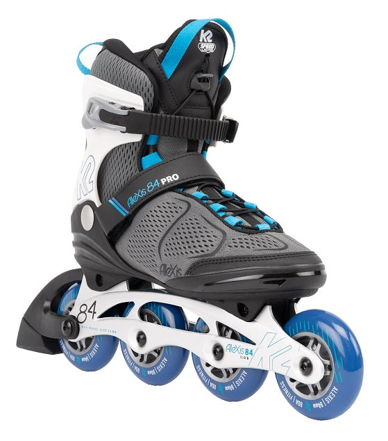 Patines en línea Mujer K2 Alexis 84 Pro - Gris/Azul