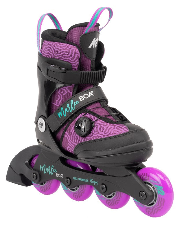 K2 Marlee Boa Adjustable Size Skates - Purple
