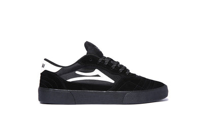 Lakai Cambridge Kids Skate Shoes - Black/Black Suede