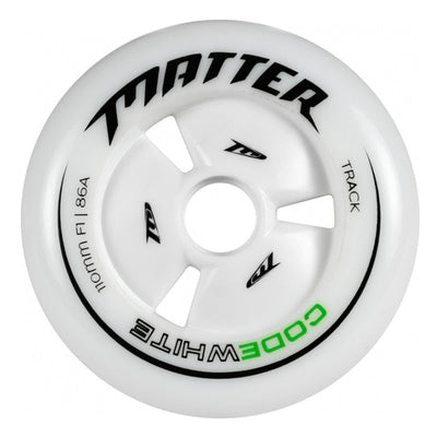 Matter Code White Wheels 110mm F1 86a - Set of 6