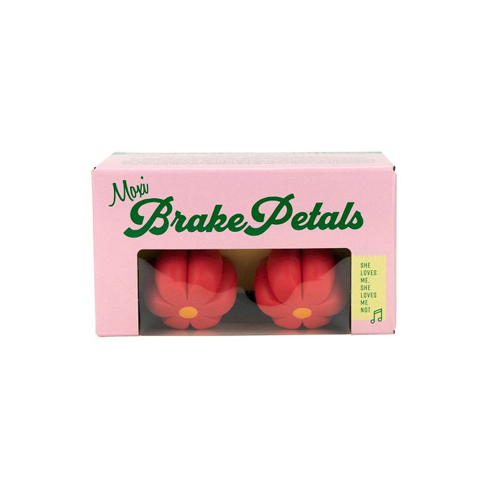 Moxi Brake Petal Toe Stops - Red Hibiscus