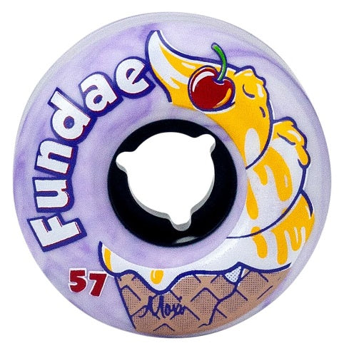 Moxi Fundae Lavender Wheels 57mm 92a - Set of 4