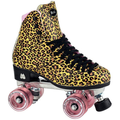 Moxi Ivy Jungle Leopard Quad Roller Skates
