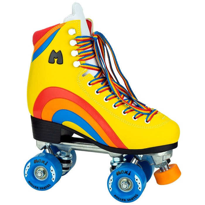 Moxi Rainbow Rider Quad Roller Skates - Sunset Yellow