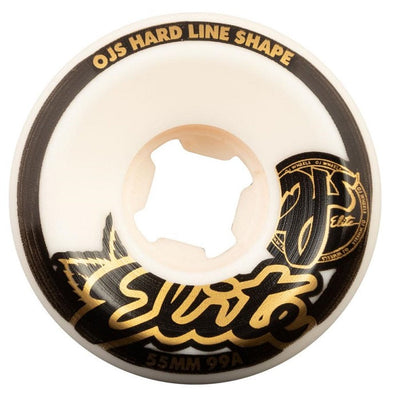 OJ Elite Hard Line Skateboard Wheels - 53mm 99a