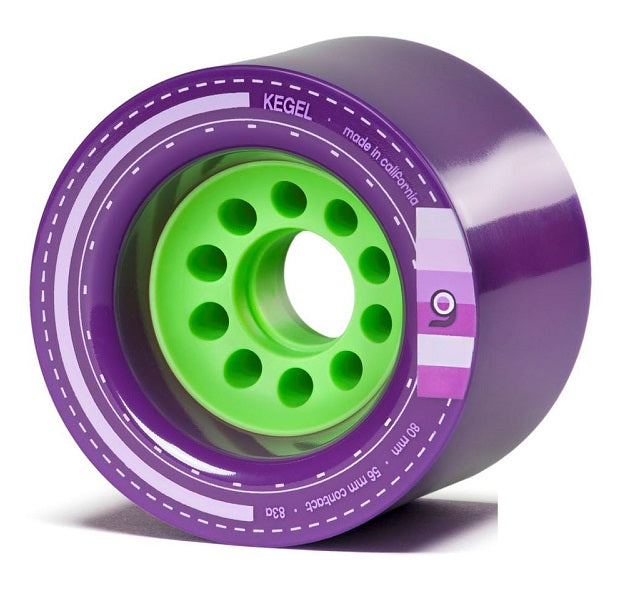 Orangatang Kegel Longboard Wheels - Purple 80mm 83a