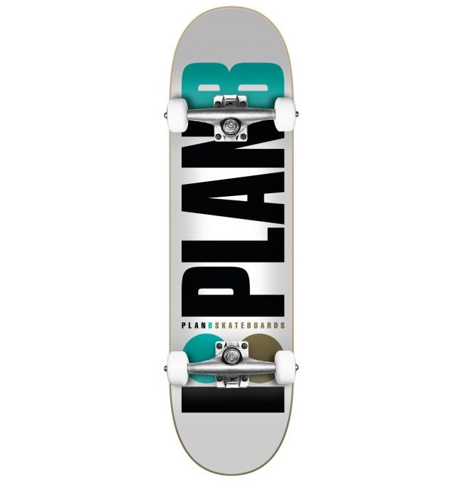 Plan B Team OG White Skateboard - 7.75"