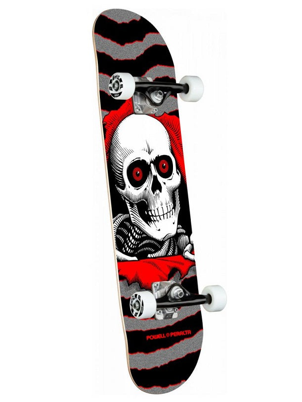 Powell Peralta Ripper One Off Silver/Red Skateboard - 7.0"