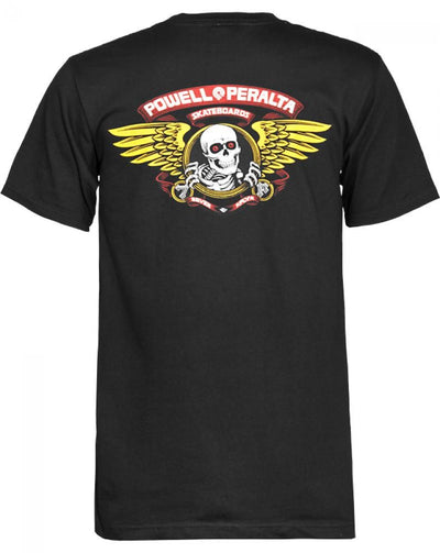 Powell Peralta Winged Ripper T Shirt - Black