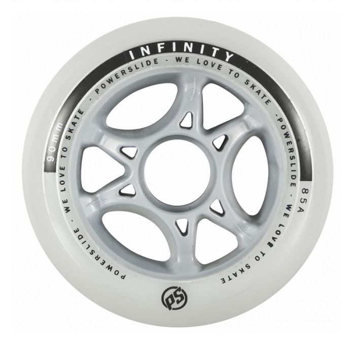 Powerslide Infinity II Inline Skate Wheels 85a - 4 Pack