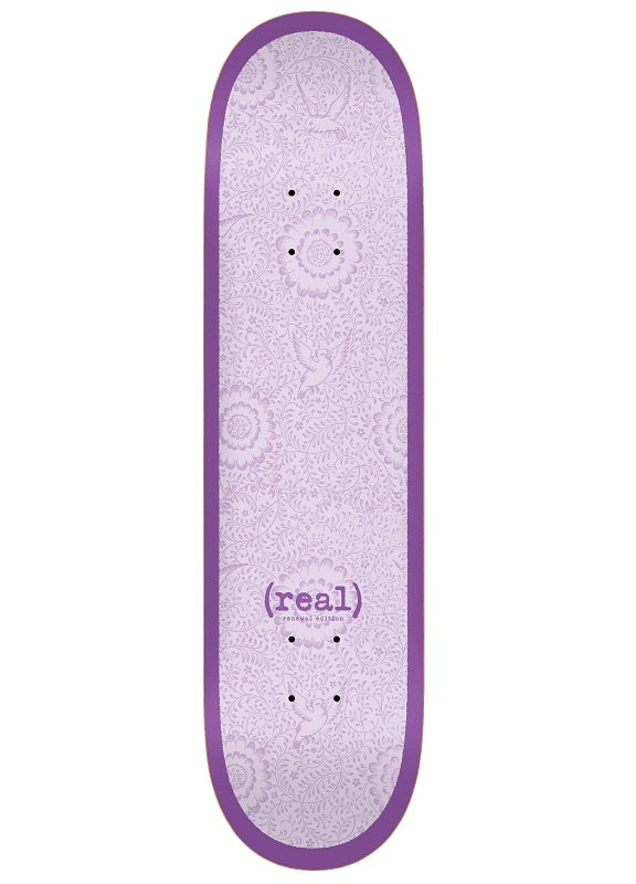 Real Flowers Renewal Purple PP Skateboard Deck - 8.5"