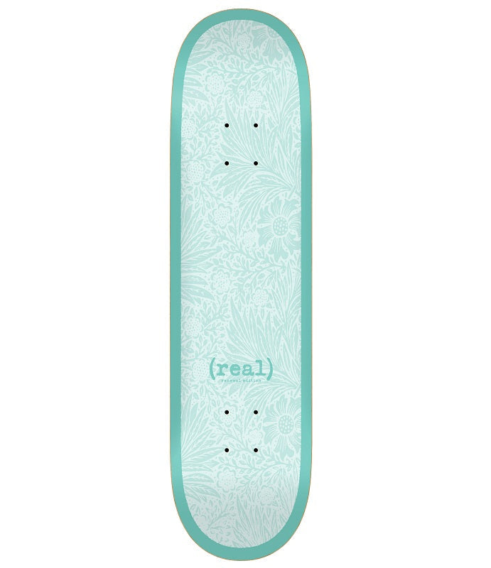 Real Flowers Renewal Turquoise PP Skateboard Deck - 8.25"