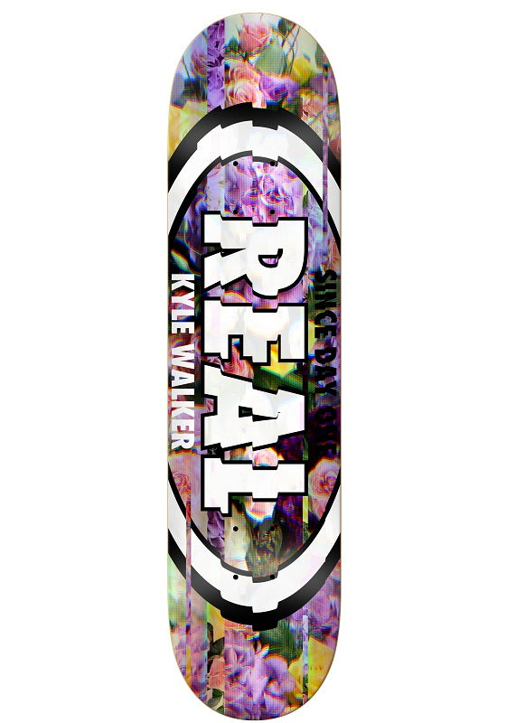 Planche de skateboard ovale Real Kyle Glitch - 8,06"