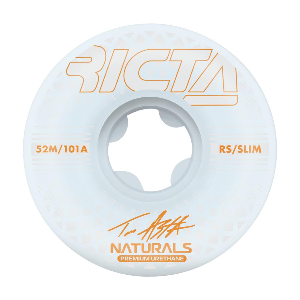 Ricta Asta Reflective Naturals Slim Skateboard Wheels - 52mm 101a