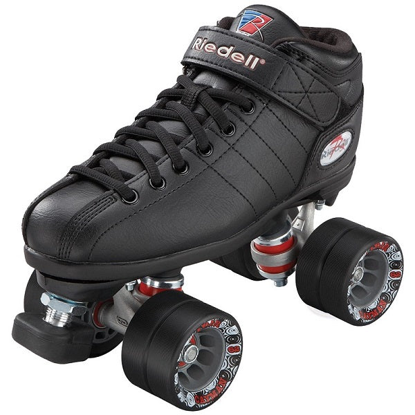 Riedell R3 Roller Skates - Black – Slick's Skate Store