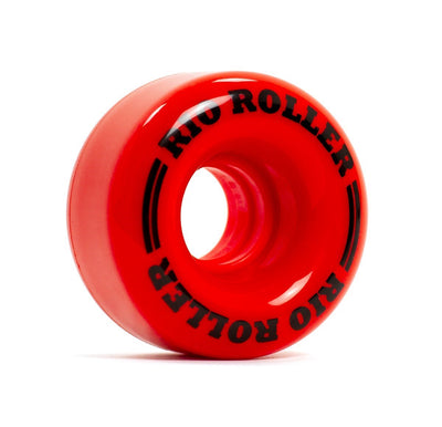 Ruedas para patines Rio Roller Coaster, color rojo, 62 mm, juego de 4