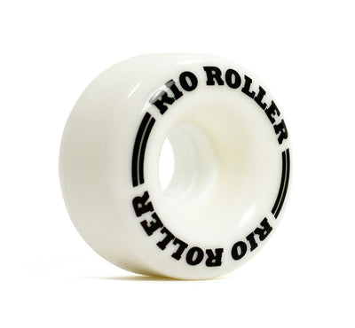 Rio Roller Coaster White Roller Skate Wheels 62mm - Set of 4