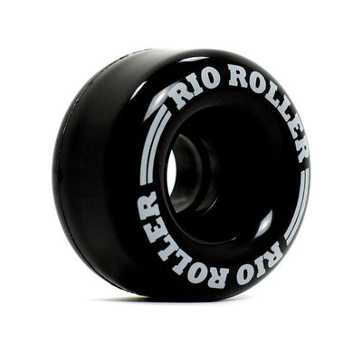 Ruedas para patines Rio Roller Coaster, color negro, 62 mm, juego de 4