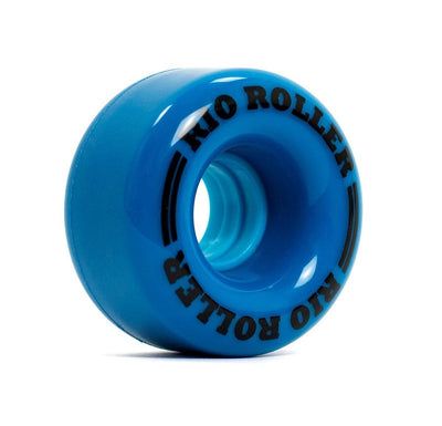 Rio Roller Coaster Blue Roller Skate Wheels 62mm - Set of 4