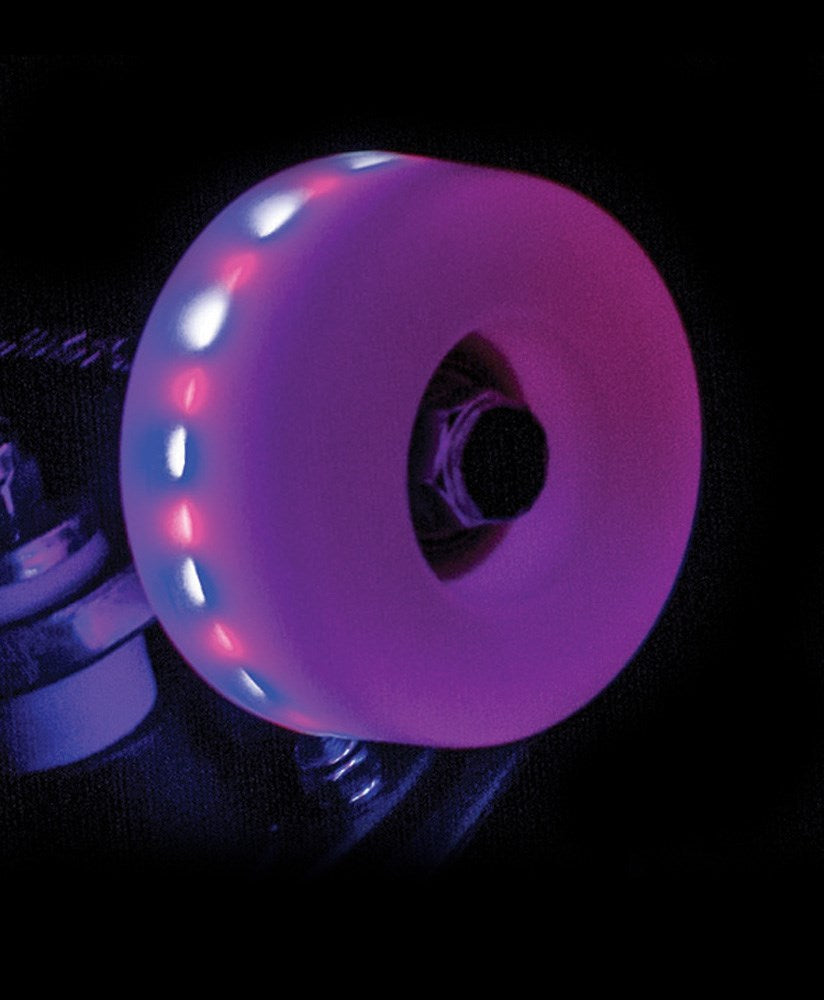 Rio Roller Pink Light Up Roller Skate Wheels 58mm - Set of 4
