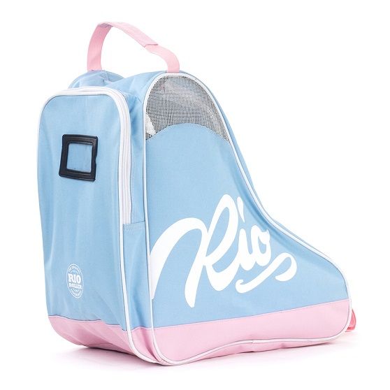 Rio Roller Script Skate Bag - Blue/Pink