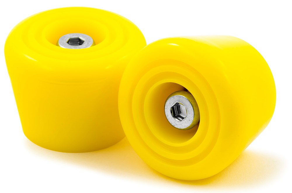 Rio Roller Toe Stops 2 Pack - Yellow