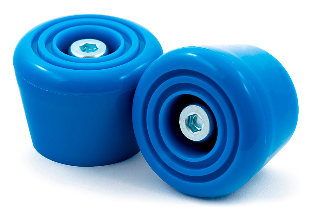 Rio Roller Toe Stops 2 Pack - Blue