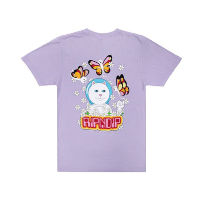 RIPNDIP Butterfly T Shirt - Lavender