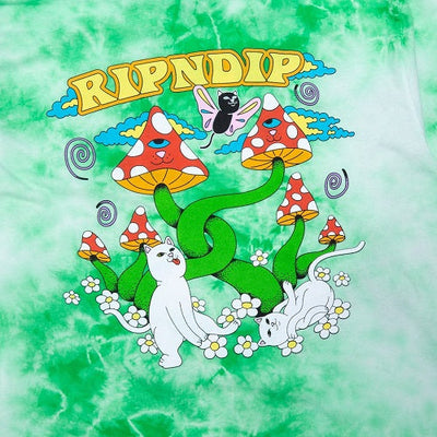 RIPNDIP Cloud Sixty Nine Camiseta de manga larga - Lime Cloud Wash