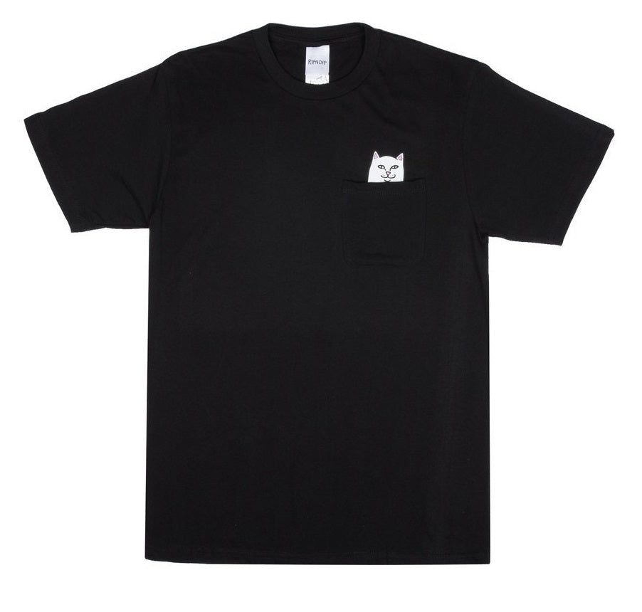 RIPNDIP Lord Nermal Pocket T Shirt - Black