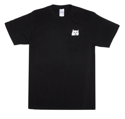 RIPNDIP Lord Nermal Pocket T Shirt - Black