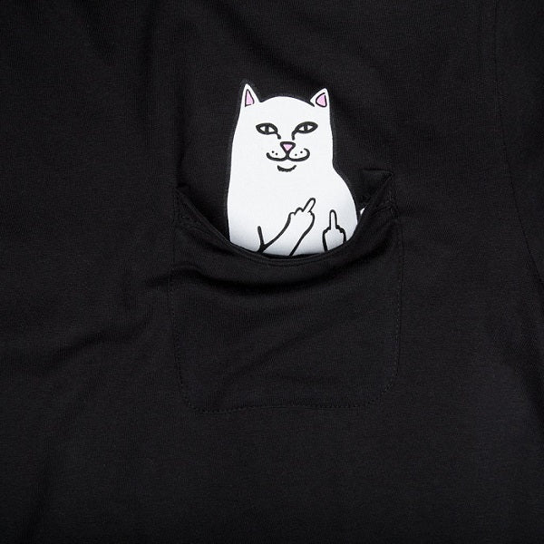 RIPNDIP Lord Nermal Pocket T Shirt - Black