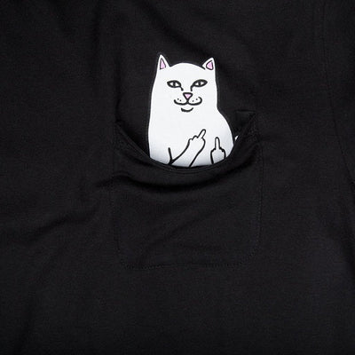 RIPNDIP Lord Nermal Pocket T Shirt - Black