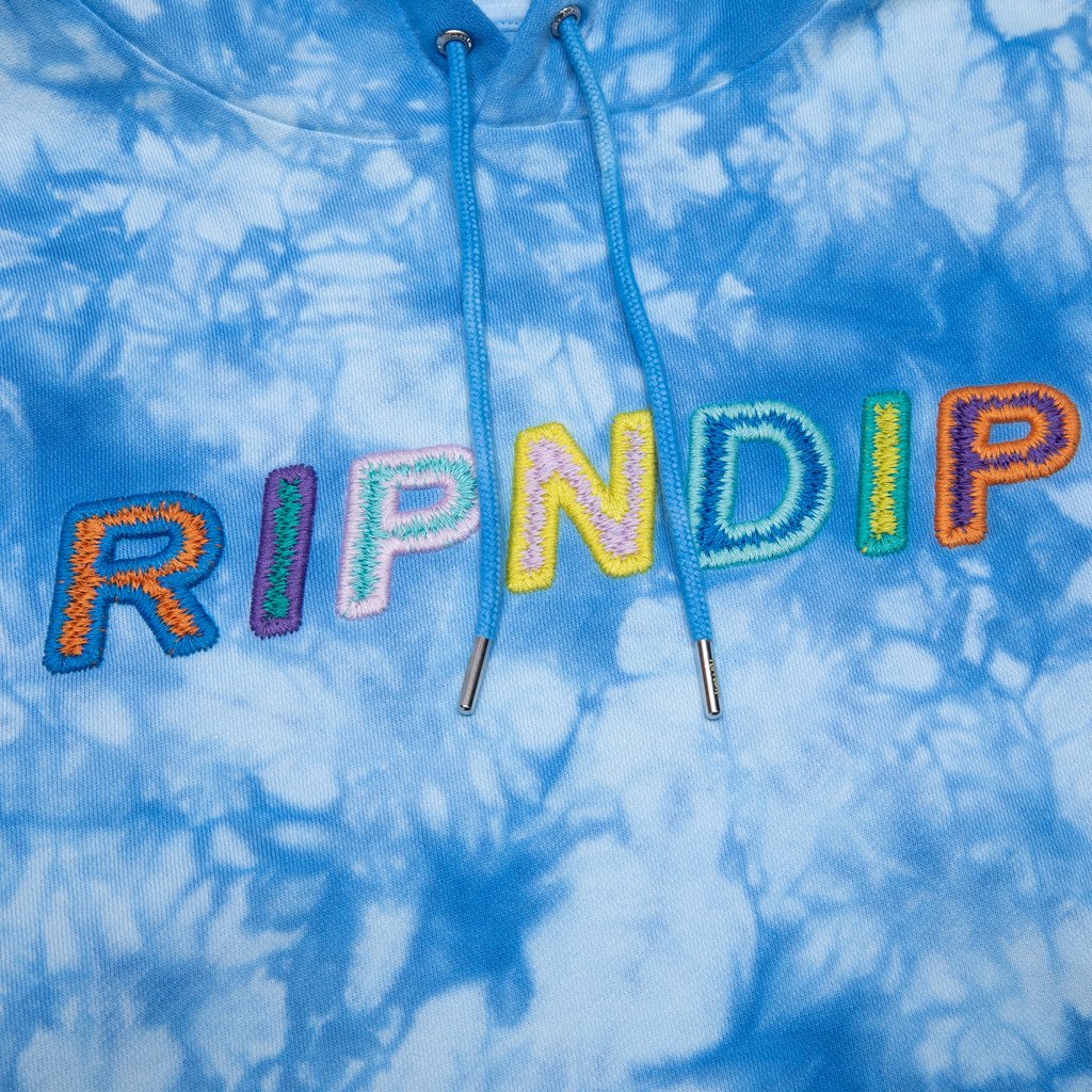RIPNDIP Prisma Hoodie - Blue Lightning Wash