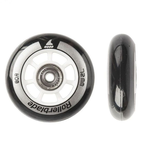 Kit 8 Roues Rollerblade 72 Mm 80A + Roulements SG5 + Entretoises 6 Mm - Performance Fiable Et Rapide