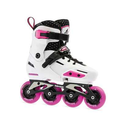 Rollerblade Apex Adjustable Inline Skates - White/Pink