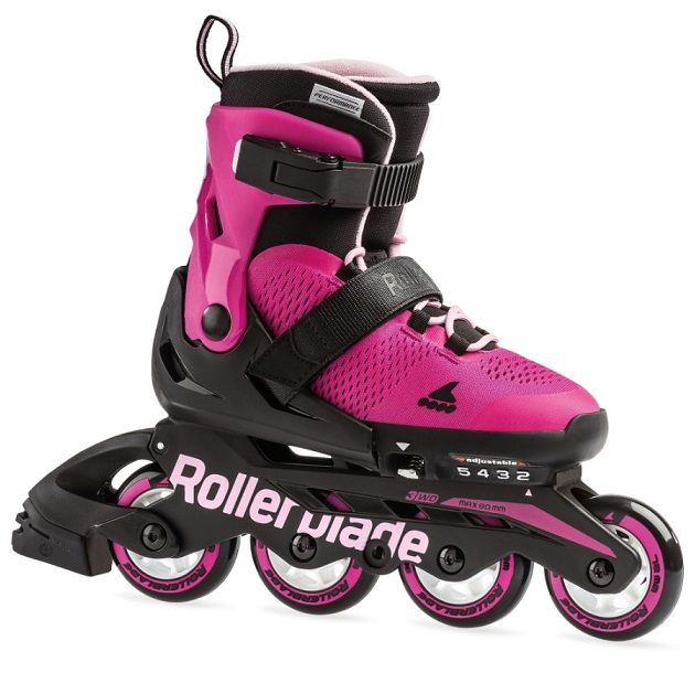 Rollerblade Microblade Kids Skates - Pink/Bubble Gum
