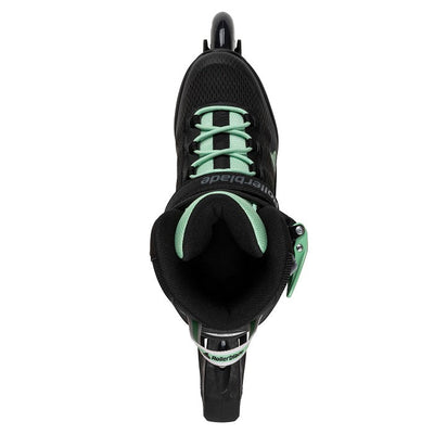 Rollerblade Spark 84 Rollers en ligne pour femmes - Noir/Vert menthe