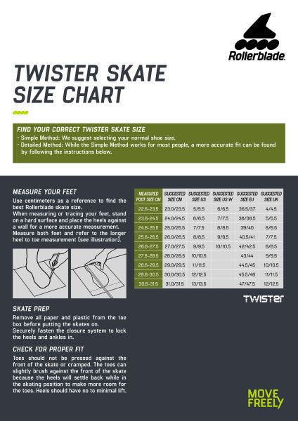 Rollerblade Twister XT Mens Inline Skates - Black/Lime